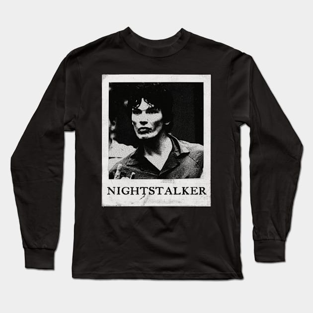 NIGHTSTALKER - RICHARD RAMIREZ Long Sleeve T-Shirt by ohyeahh